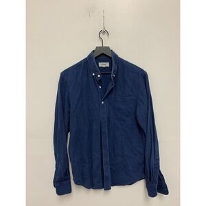 ALOHA SUNDAY Blue Denim Button Up Shirt Size Medium